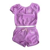 Juicy Couture Toddler Girls Purple 2Pc Short Set Size 2T 3T 4T