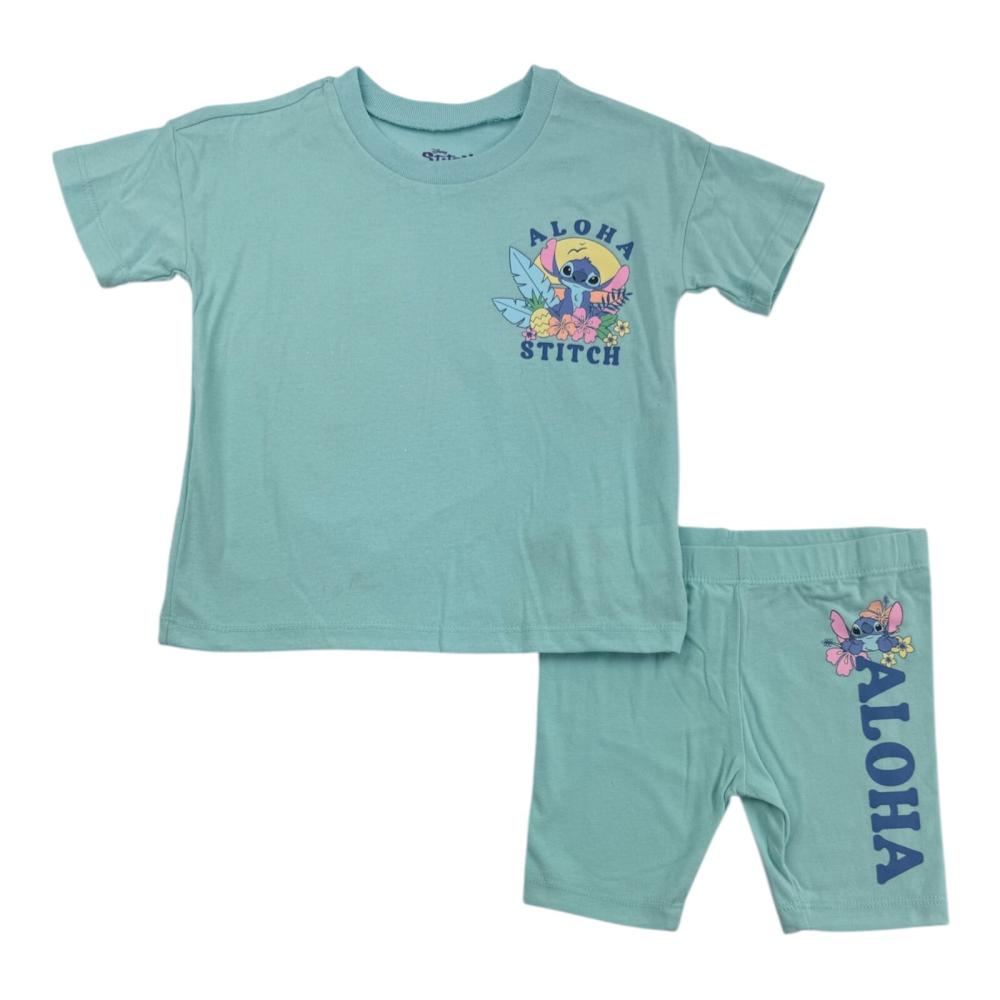 Disney Lilo & Stitch Girls' Short  Set Size 4, 5, 6, 6X
