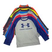 Under Armour Boys 10pc Long Sleeve Tops Lot Size 5