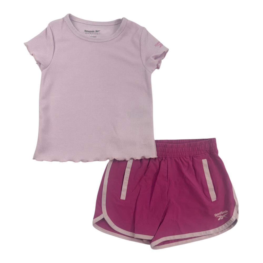 Reebok Girls' Active  2PC Shorts Set  Size 4, 5, 6, 6X, 7, 8, 10, 12
